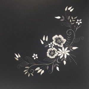 Express - tube top with floral accent